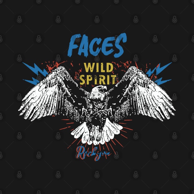 faces wild spirit by akhirnya pattern