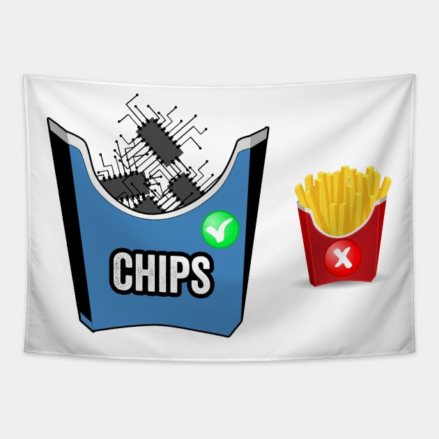 Chips Tapestry by Horisondesignz