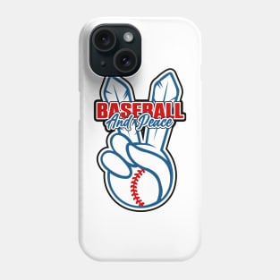 Baseball and Peace Phone Case