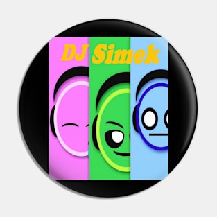 Logo ``Dj Simek´´ #2 Pin