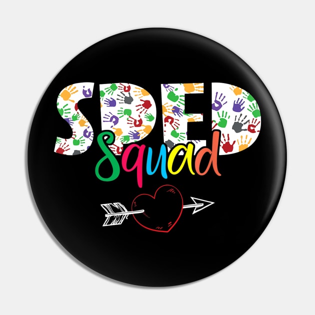 SPED Squad Special Education Teacher Squad Special Ed Gifts Pin by Tane Kagar