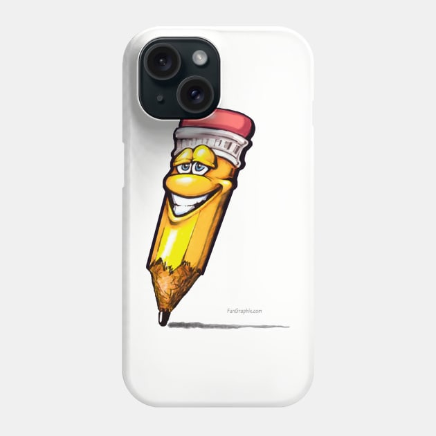 Pencil Phone Case by Kevin Middleton