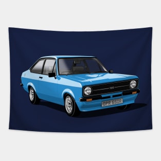 Ford Escort Mk 2 in olympic blue Tapestry