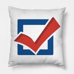 Vote Check Mark Pillow