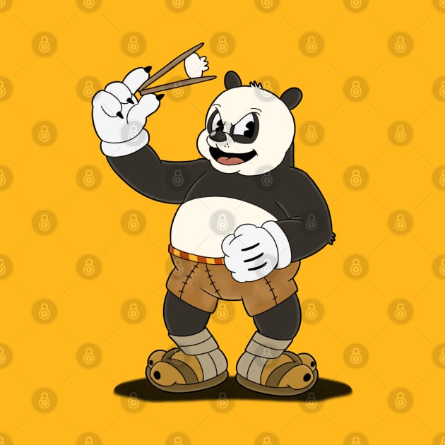 Kong fu panda by Style cuphead 