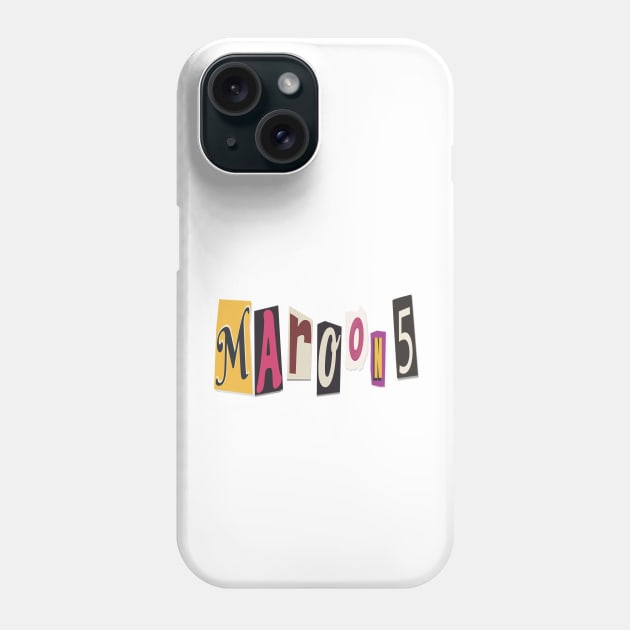 MAROON 5 Phone Case by pujiprili27