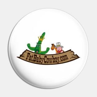 Fat Baby Cowboy Series Characters Pin