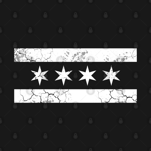 Chicago Flag White Alternate by E