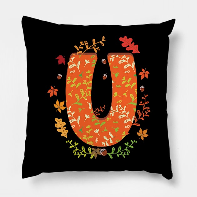 Letter U Monogram Pillow by emma17