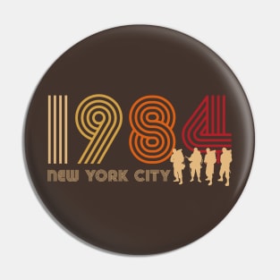 New York City 1984 Pin