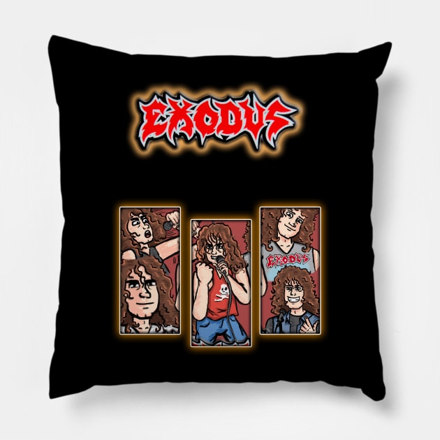 Thrash Overlord Exoduss Reigns on Your Tee Pillow by Confused Reviews