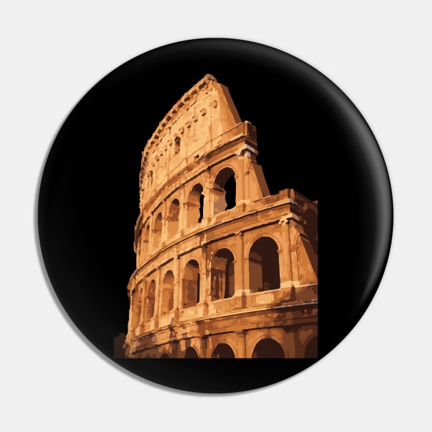 Colosseum Pin by Art by Ergate