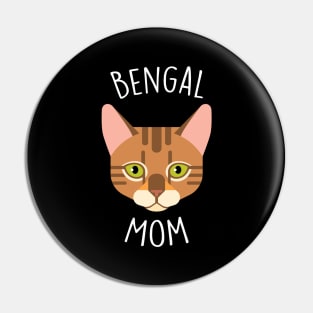 Bengal Cat Mom Pin