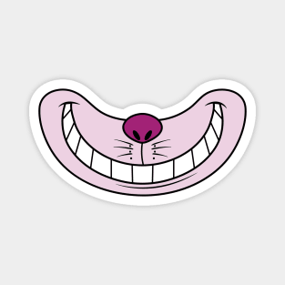 Cheshire cat face mask Magnet