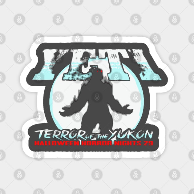 HHN 29: Yeti Magnet by crowjandesigns