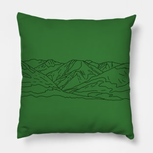 Mountain drawing Pillow