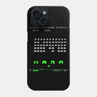 Classic Space Invaders Phone Case