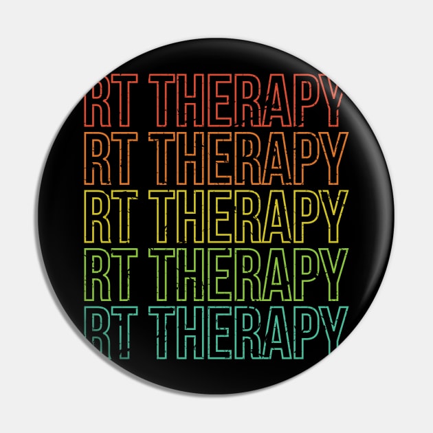 Vintage Retro RT Therapy Respiratory Therapist Gift Pin by ScottsRed