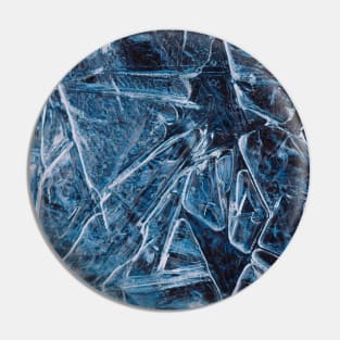 Ice Crystals Winter Pin