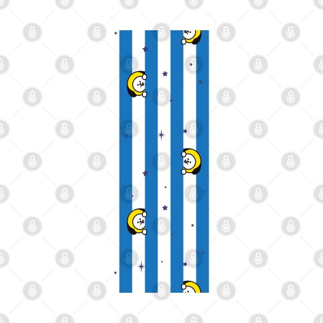 BT21 RJ Striped Pajamas Pattern by ZeroKara