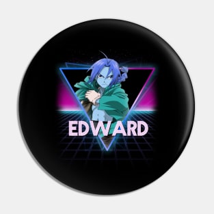 Edward Elric Retro 80's Triangle Fullmetal Alchemist Pin