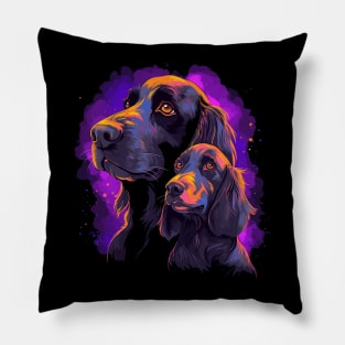 Field Spaniel Fathers Day Pillow