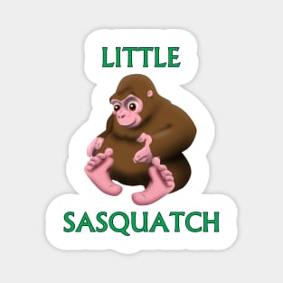 Little Bigfoot Magnet