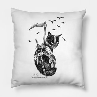 INKittens: Apocalyptic Reaper Pillow