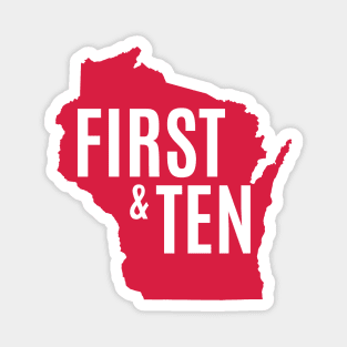 First & Ten Wisconsin Magnet