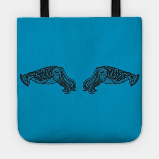 Cuttlefish in Love - cool cuttlefish design - light colors Tote