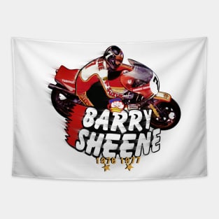 Barry Sheene 1976 1977 World Motorcycle Champion Tapestry