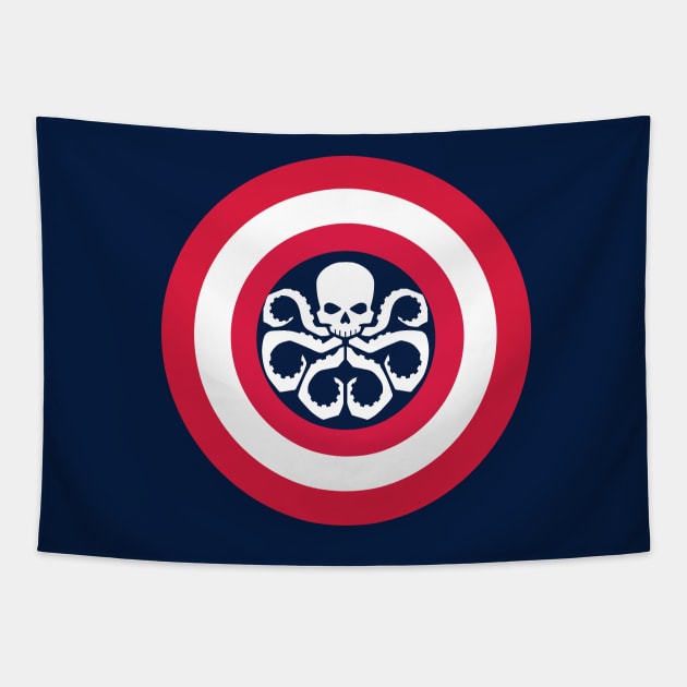 CAPTAIN HYDRA SHIELD Tapestry by cast8312