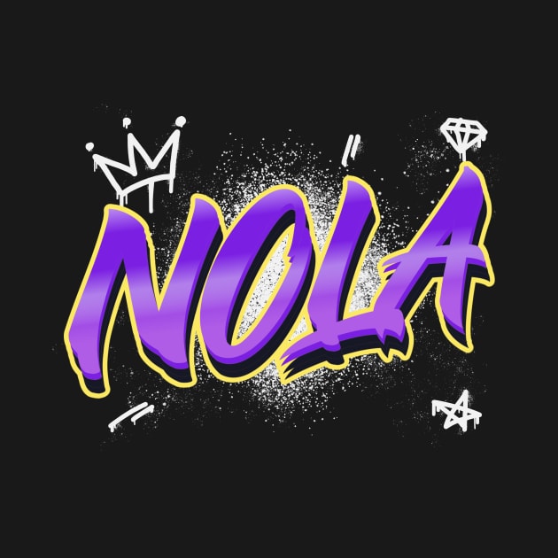 NOLA HOODIES NEW ORLEANS LOUISIANA MARDI GRAS by Cult Classics