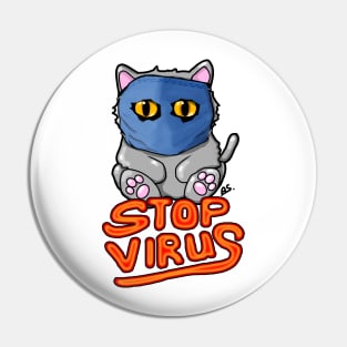 Stop Virus Pin