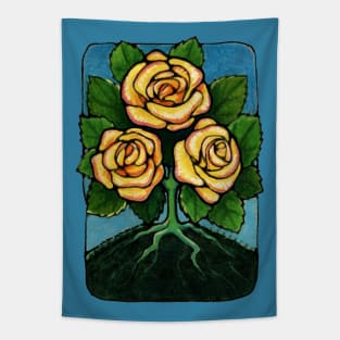 Three of Roses Tapestry