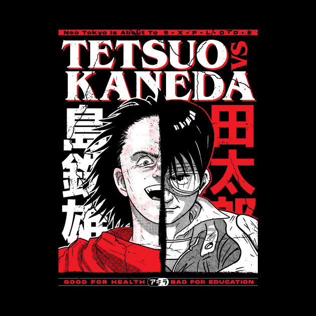 Tetsuo VS Kaneda by Krobilad