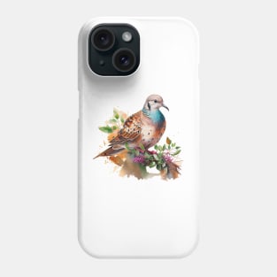 Turtle Dove Watercolor 4.0 Phone Case