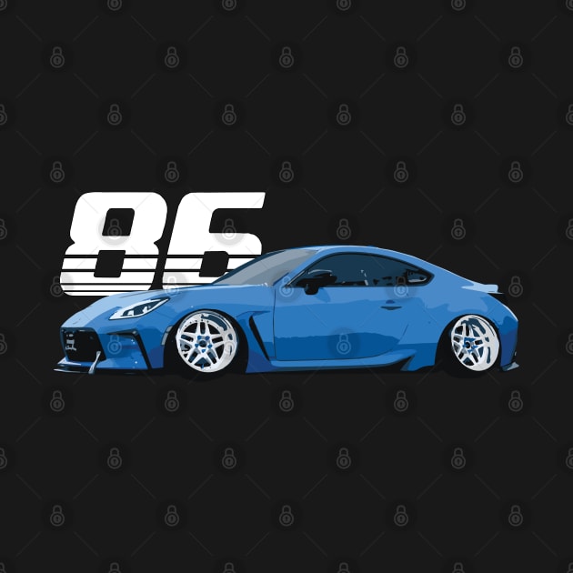 stanced gr86 neptune blue - Keiichi Tsuchiya brz by cowtown_cowboy