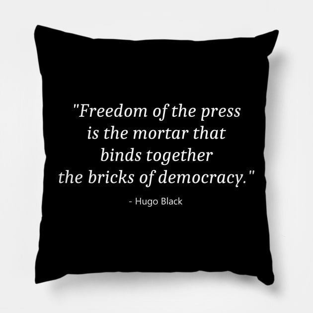 Free Press Pillow by Fandie