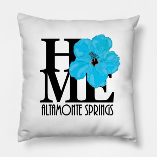 HOME Altamonte Springs (blue hibiscus) Pillow