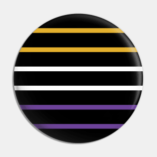 Suffragette Flag Colors US / USA Pin