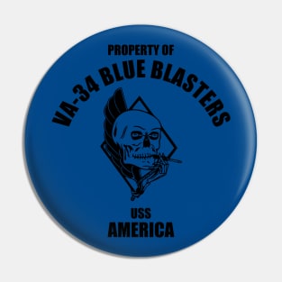 VA-34 Blue Blasters - USS America Pin