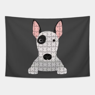 English Bull Terrier Jigsaw Puzzle Design Tapestry