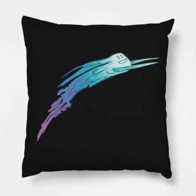 Energetic Comet Pillow by Josslyn-Hagen