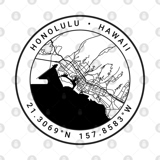 Honolulu Map by Ryan-Cox