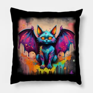 VIBRANT VISIONS (BATCAT) Pillow