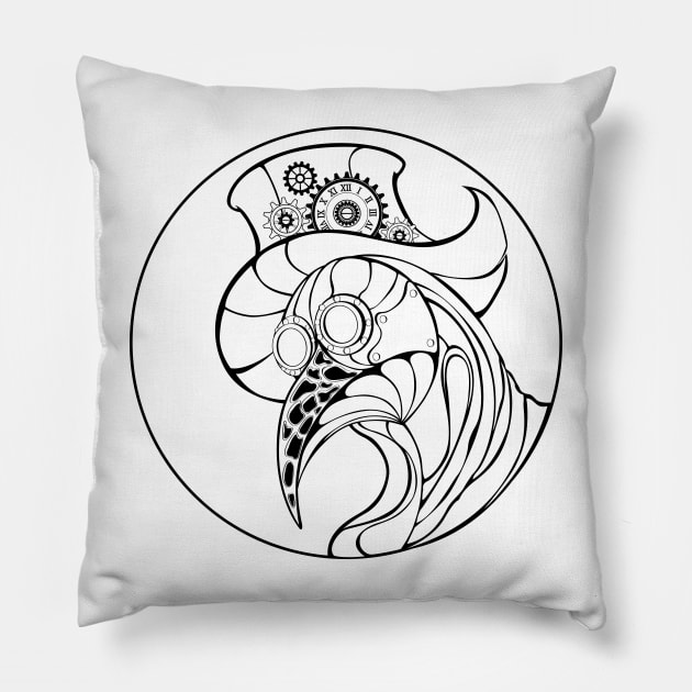 Contour Plague Doctor Pillow by Blackmoon9