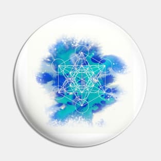 Metatron Blue Pin