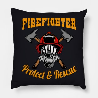 Firefighter Protect and Rescue Pillow