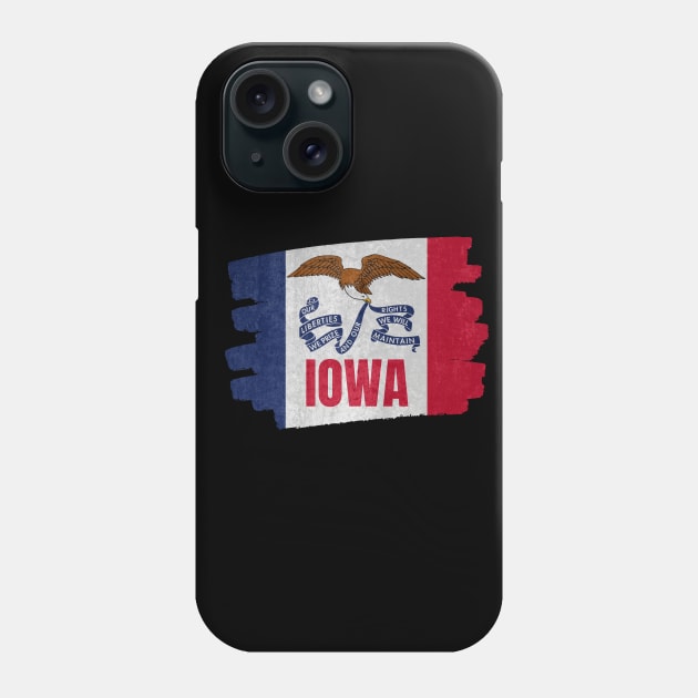 Iowa State Flag Phone Case by FullOnNostalgia